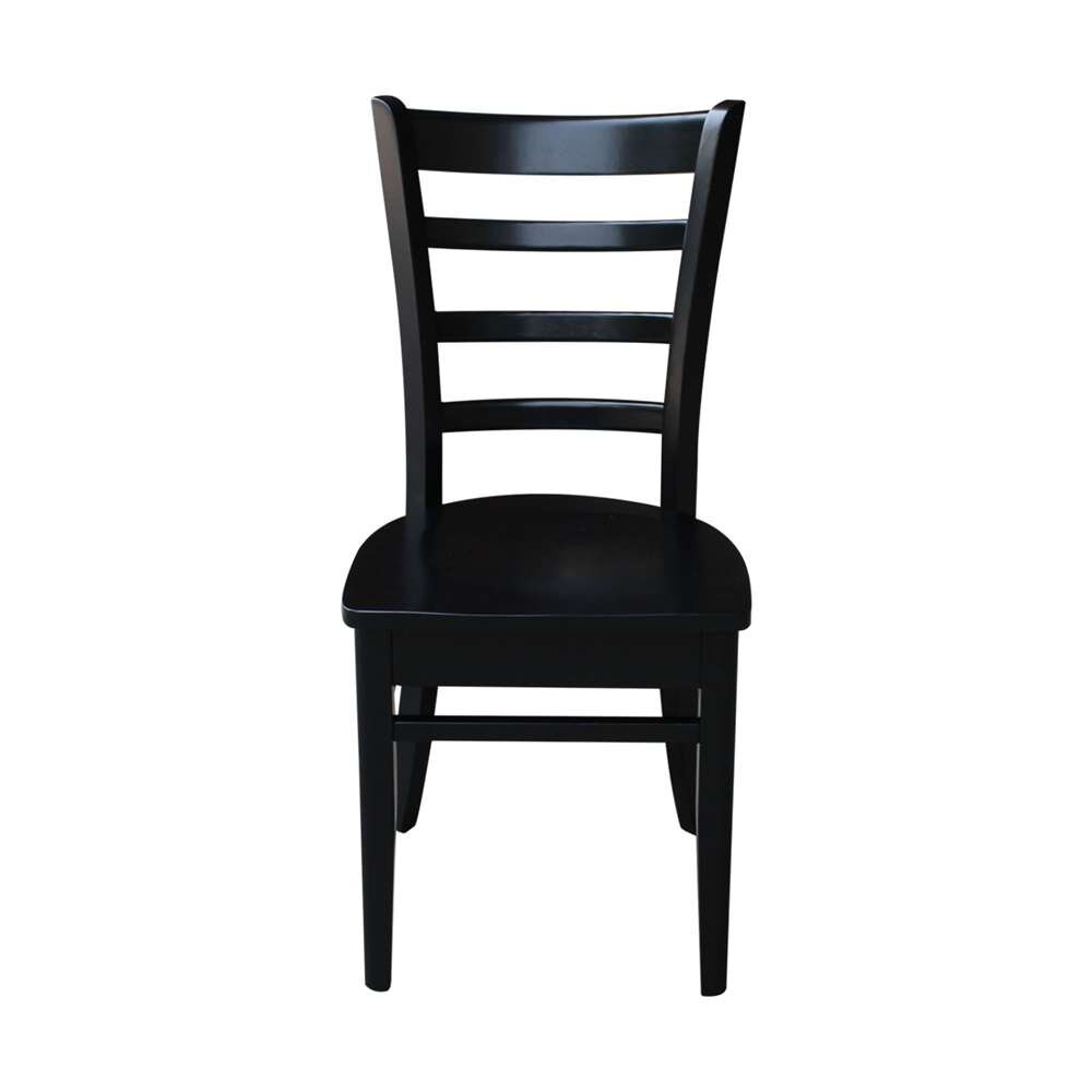 International Concepts - Emily Side Chair in Black Finish (Set of 2) - C46-617P veiw 6