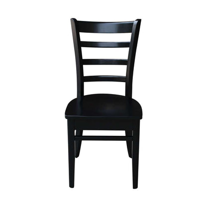 International Concepts - Emily Side Chair in Black Finish (Set of 2) - C46-617P veiw 6