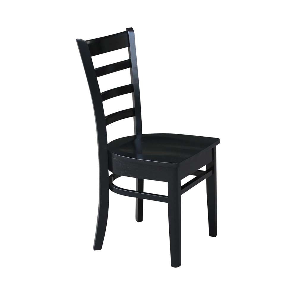 International Concepts - Emily Side Chair in Black Finish (Set of 2) - C46-617P veiw 7