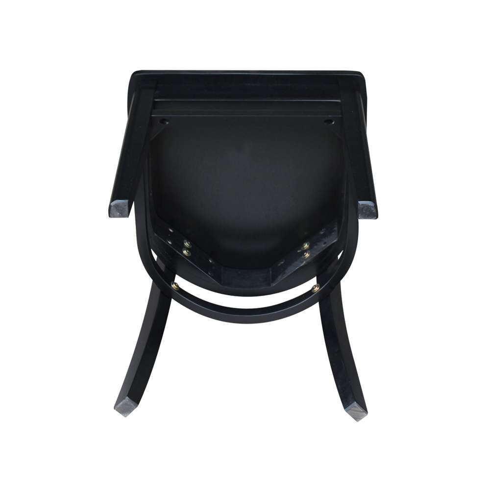 International Concepts - Emily Side Chair in Black Finish (Set of 2) - C46-617P veiw 9