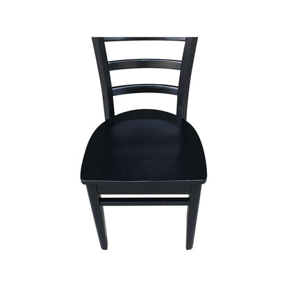 International Concepts - Emily Side Chair in Black Finish (Set of 2) - C46-617P veiw 10