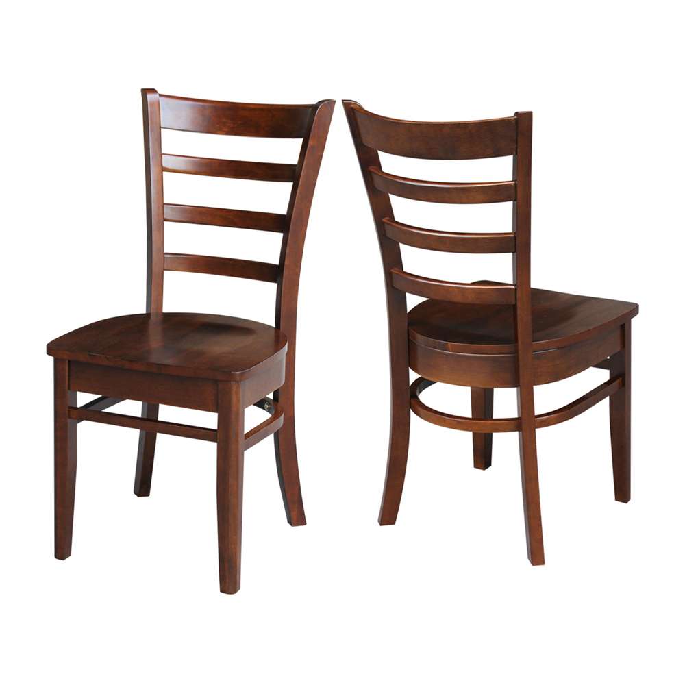 International Concepts - Emily Side Chair in Espresso Finish (Set of 2) - C581-617P veiw 5