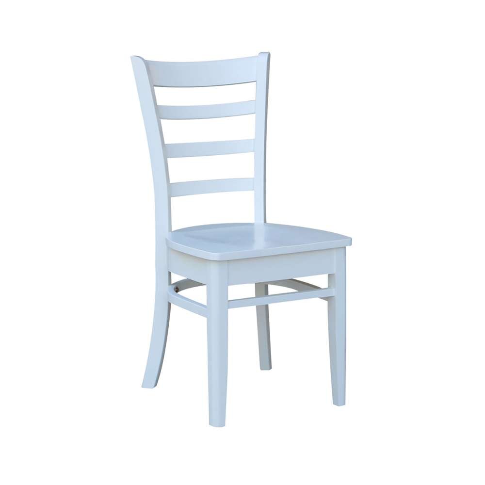 International Concepts - Emily Side Chair in White Finish (Set of 2) - C08-617P veiw 4