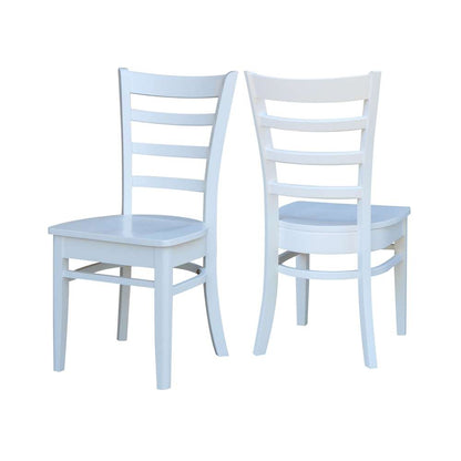 International Concepts - Emily Side Chair in White Finish (Set of 2) - C08-617P veiw 5