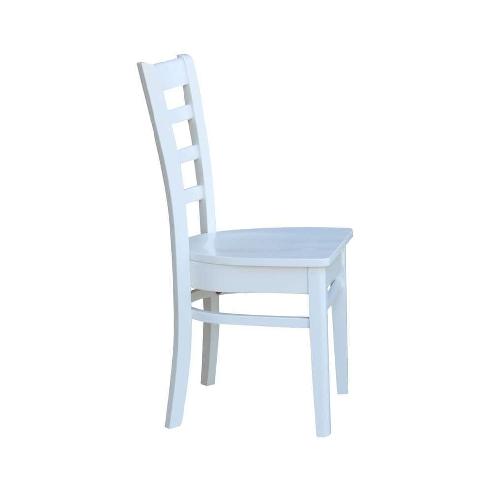 International Concepts - Emily Side Chair in White Finish (Set of 2) - C08-617P veiw 7