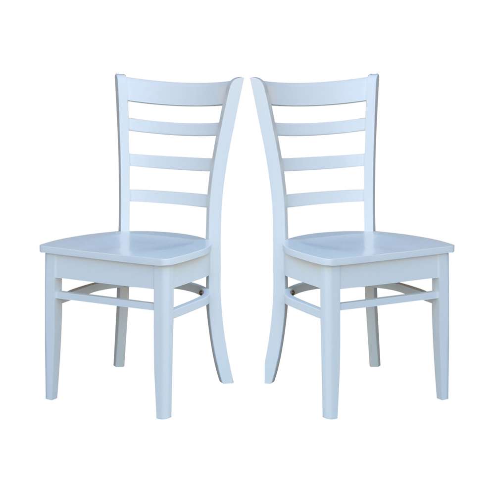 International Concepts - Emily Side Chair in White Finish (Set of 2) - C08-617P veiw 8