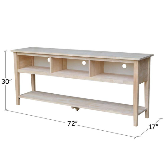 International Concepts - Entertainment / Tv Stand - 72in - TV-8-72 veiw 2