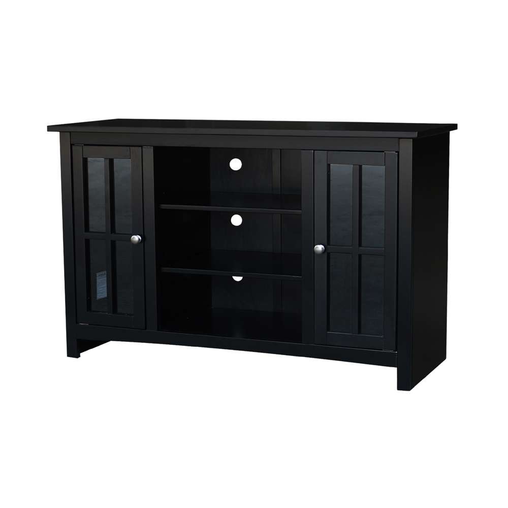 International Concepts - Entertainment / Tv Stand with 2 Doors - 48in in Black Finish - TV46-34 veiw 1
