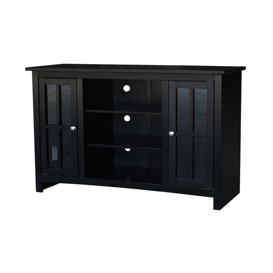 International Concepts - Entertainment / Tv Stand with 2 Doors - 48in in Black Finish - TV46-34 veiw 1