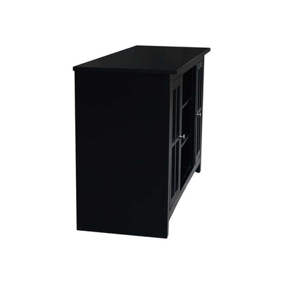 International Concepts - Entertainment / Tv Stand with 2 Doors - 48in in Black Finish - TV46-34 veiw 3