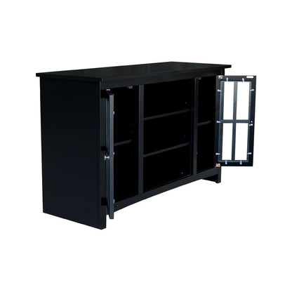 International Concepts - Entertainment / Tv Stand with 2 Doors - 48in in Black Finish - TV46-34 veiw 4