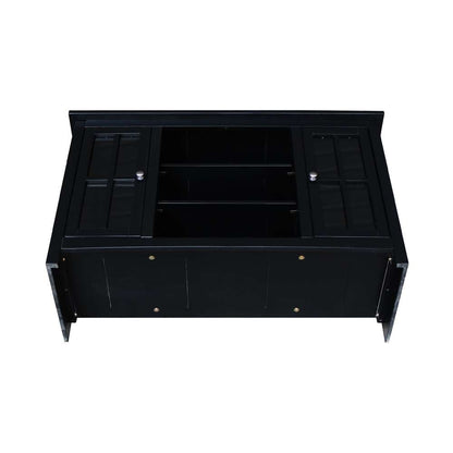 International Concepts - Entertainment / Tv Stand with 2 Doors - 48in in Black Finish - TV46-34 veiw 6