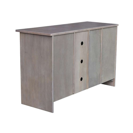 International Concepts - Entertainment / Tv Stand with 2 Doors - 48in in Washed Gray Taupe Finish - TV09-34 veiw 2