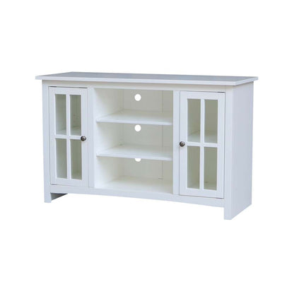 International Concepts - Entertainment / Tv Stand with 2 Doors - 48in in White Finish - TV08-34 veiw 1