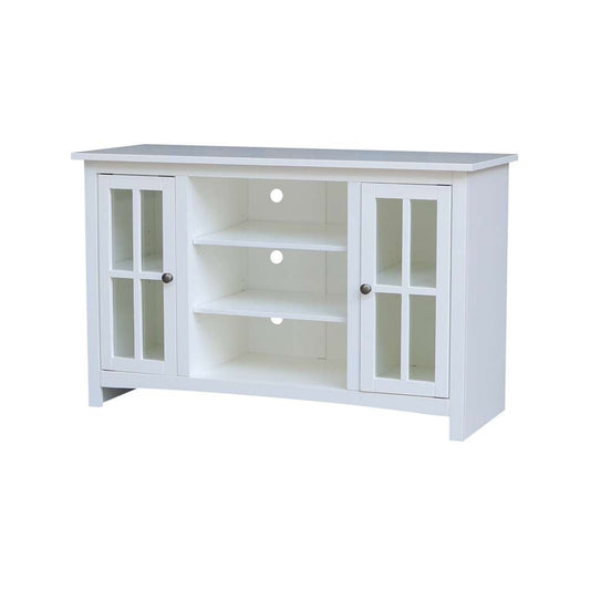 International Concepts - Entertainment / Tv Stand with 2 Doors - 48in in White Finish - TV08-34 veiw 1