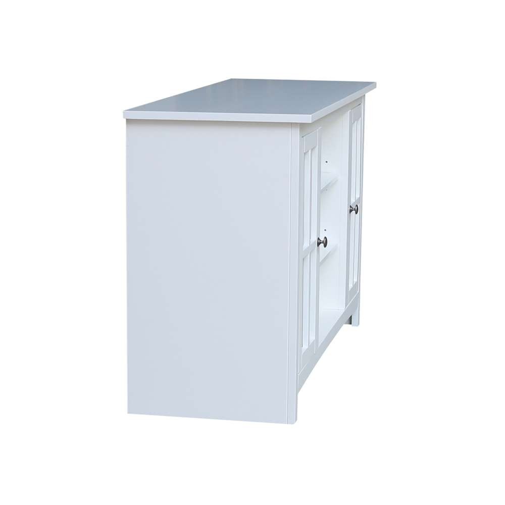 International Concepts - Entertainment / Tv Stand with 2 Doors - 48in in White Finish - TV08-34 veiw 2