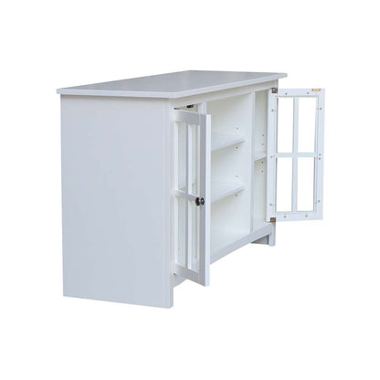 International Concepts - Entertainment / Tv Stand with 2 Doors - 48in in White Finish - TV08-34 veiw 3