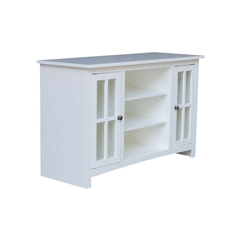 International Concepts - Entertainment / Tv Stand with 2 Doors - 48in in White Finish - TV08-34 veiw 4
