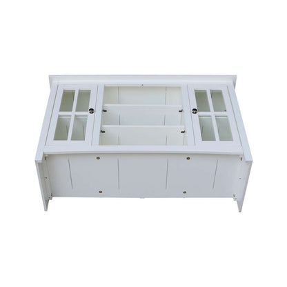 International Concepts - Entertainment / Tv Stand with 2 Doors - 48in in White Finish - TV08-34 veiw 5