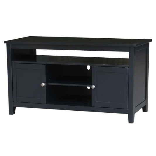 International Concepts - Entertainment / Tv Stand with 2 Doors in Black Finish - TV46-51 veiw 1