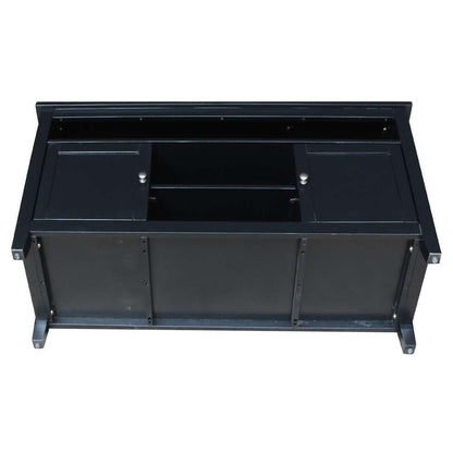International Concepts - Entertainment / Tv Stand with 2 Doors in Black Finish - TV46-51 veiw 5