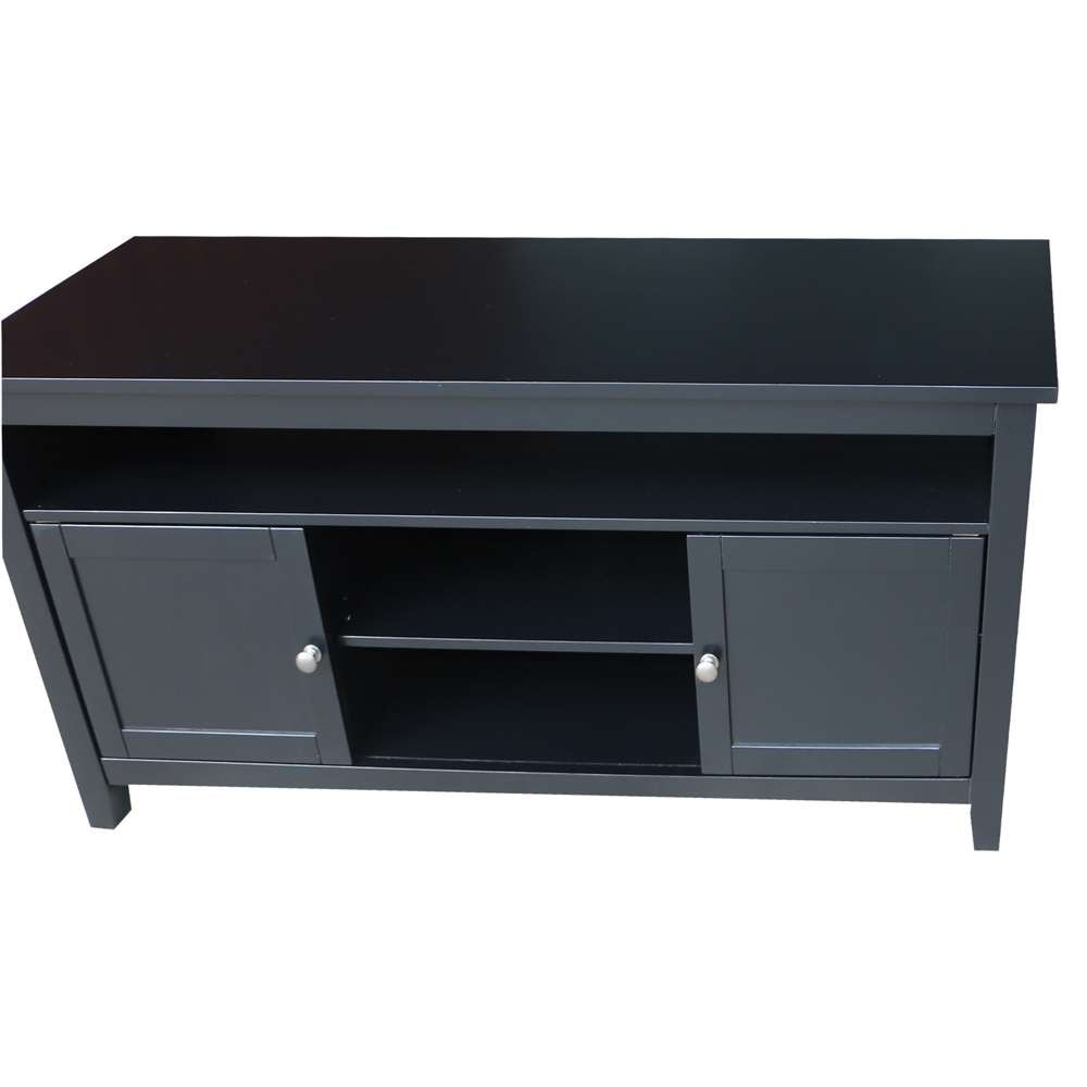 International Concepts - Entertainment / Tv Stand with 2 Doors in Black Finish - TV46-51 veiw 6