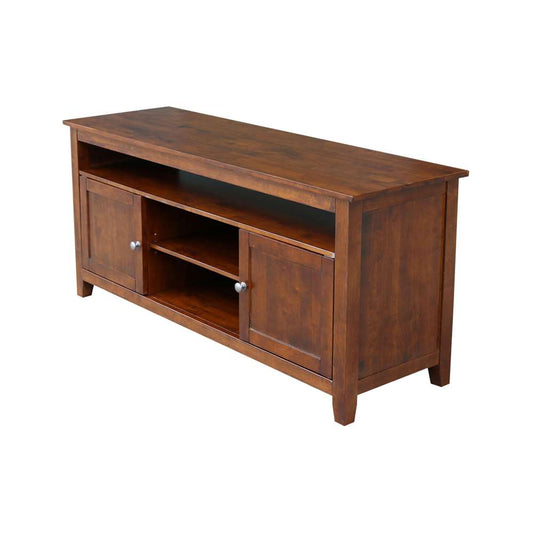 International Concepts - Entertainment / Tv Stand with 2 Doors in Espresso Finish - TV581-51 veiw 1