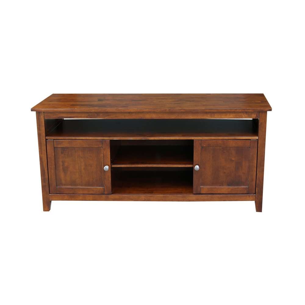 International Concepts - Entertainment / Tv Stand with 2 Doors in Espresso Finish - TV581-51 veiw 4