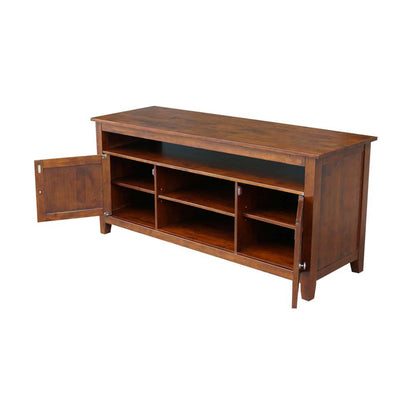International Concepts - Entertainment / Tv Stand with 2 Doors in Espresso Finish - TV581-51 veiw 5