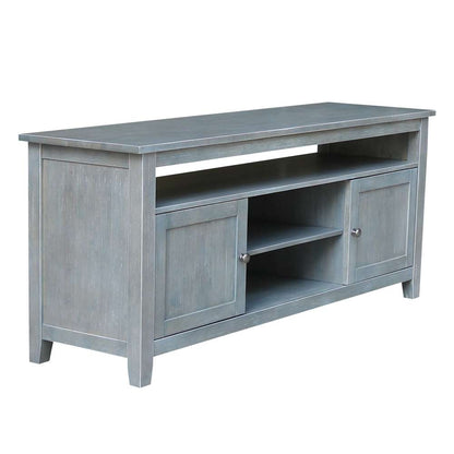 International Concepts - Entertainment / Tv Stand with 2 Doors in Heather Grey-Antique Washed Finish - TV105-51 veiw 5