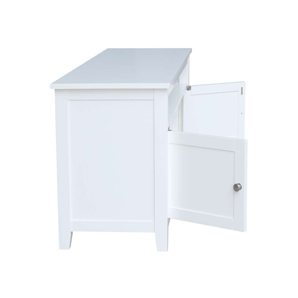 International Concepts - Entertainment / Tv Stand with 2 Doors in White Finish - TV08-51 veiw 2