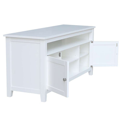 International Concepts - Entertainment / Tv Stand with 2 Doors in White Finish - TV08-51 veiw 4