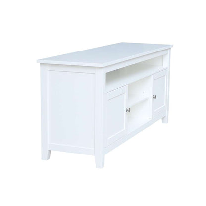 International Concepts - Entertainment / Tv Stand with 2 Doors in White Finish - TV08-51 veiw 5