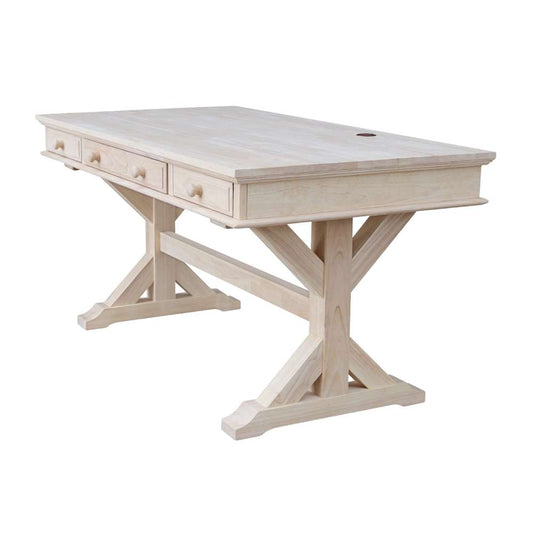 International Concepts - Executive Desk with Canyon Base - K-OF64T-64C-C10 veiw 1