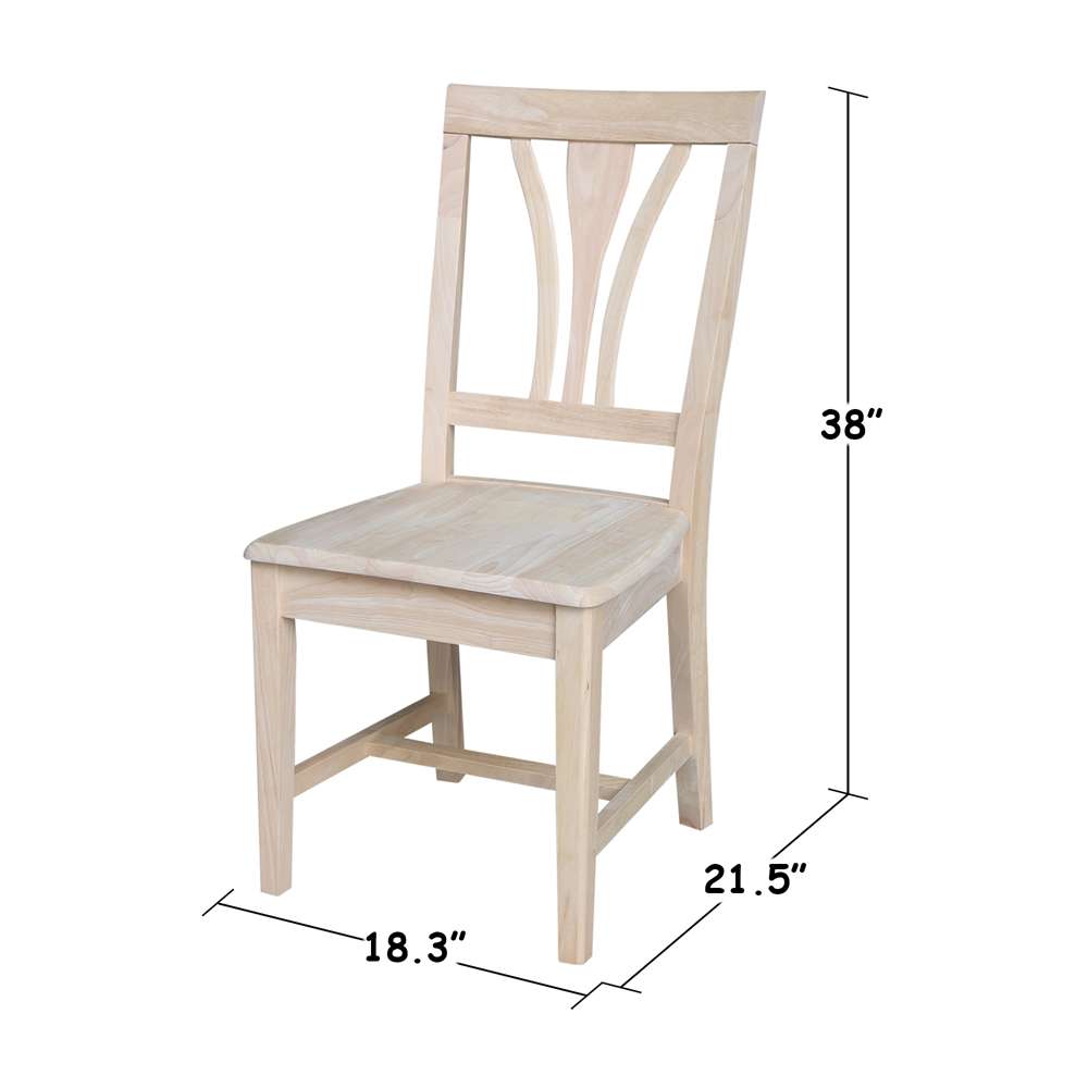 International Concepts - Fanback Chair (Set of 2) - C-918P veiw 4