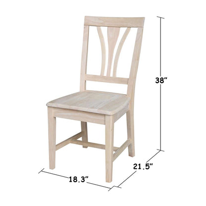 International Concepts - Fanback Chair (Set of 2) - C-918P veiw 4