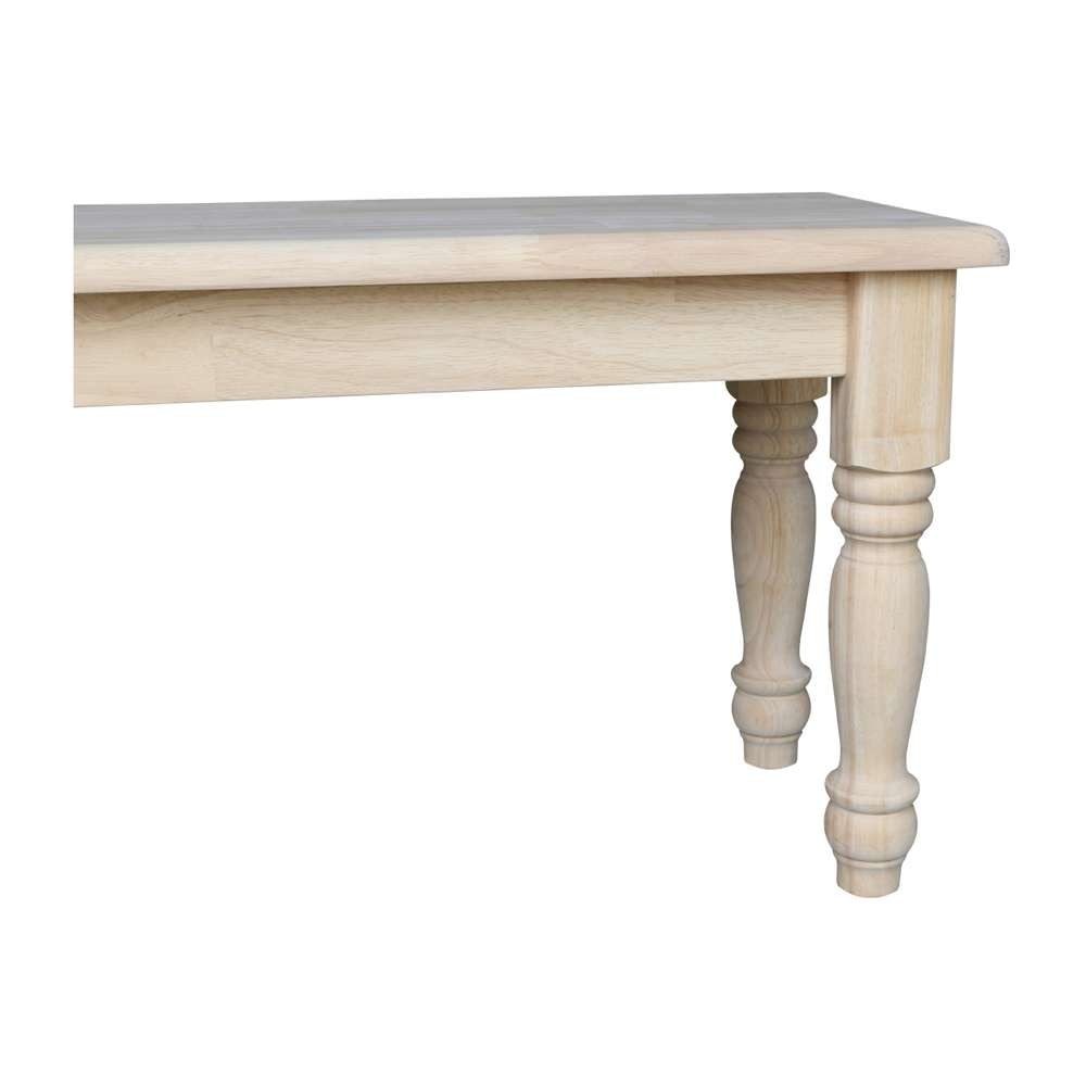 International Concepts - Farmhouse Bench - BE-60T veiw 3