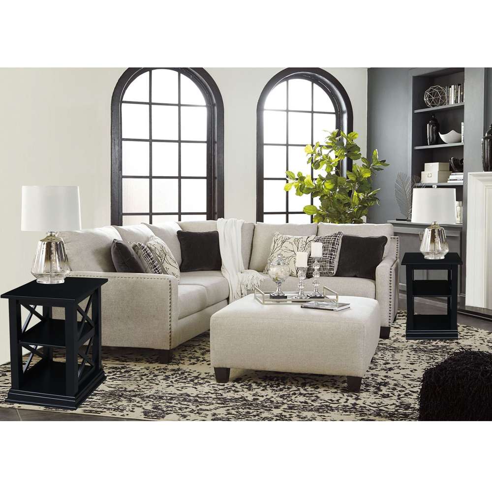 International Concepts - Hampton Accent Table with Shelves in Black Finish - OT46-70A veiw 4