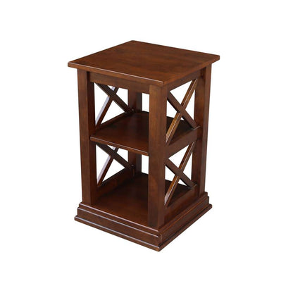 International Concepts - Hampton Accent Table with Shelves in Espresso Finish - OT581-70A veiw 1