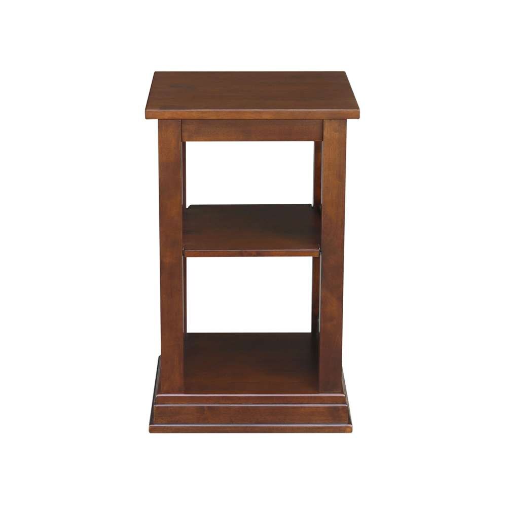 International Concepts - Hampton Accent Table with Shelves in Espresso Finish - OT581-70A veiw 3