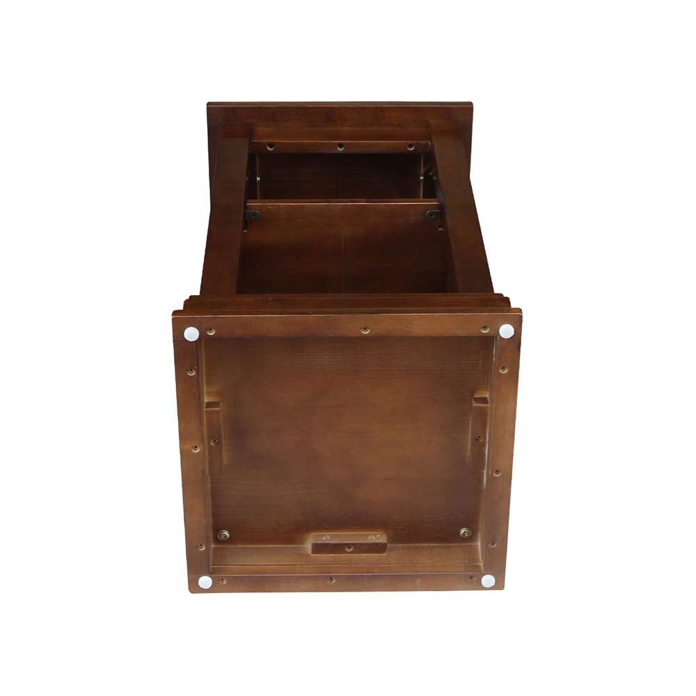 International Concepts - Hampton Accent Table with Shelves in Espresso Finish - OT581-70A veiw 5