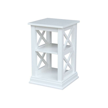 International Concepts - Hampton Accent Table with Shelves in White Finish - OT08-70A veiw 6