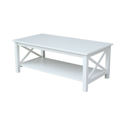International Concepts - Hampton Coffee Table in White Finish - OT08-70C veiw 1
