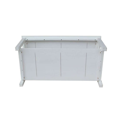 International Concepts - Hampton Coffee Table in White Finish - OT08-70C veiw 5