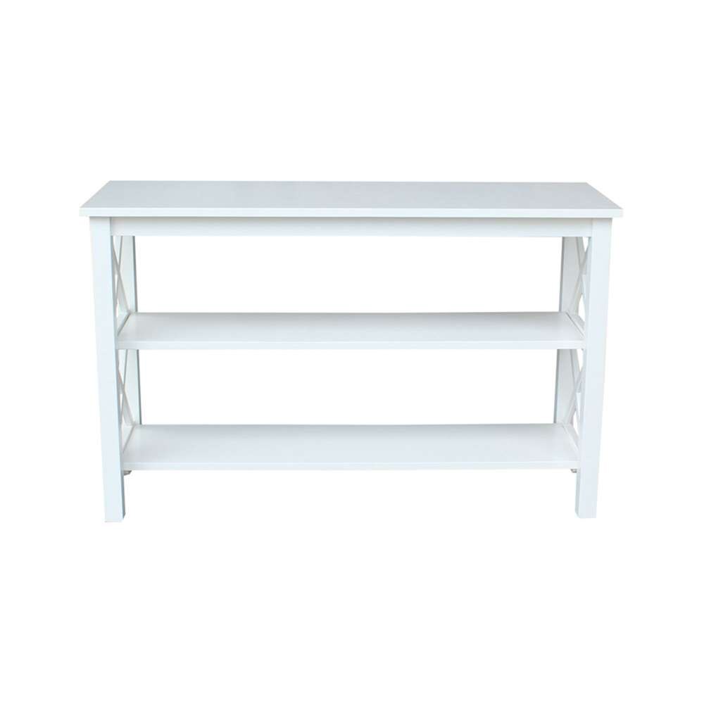 International Concepts - Hampton Console Table in White Finish - OT08-70S veiw 4