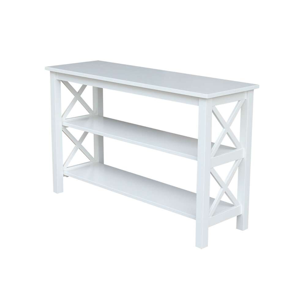 International Concepts - Hampton Console Table in White Finish - OT08-70S veiw 6