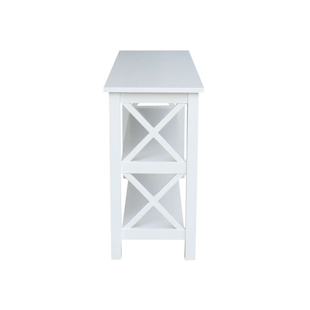 International Concepts - Hampton Console Table in White Finish - OT08-70S veiw 7