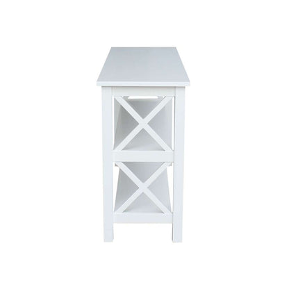 International Concepts - Hampton Console Table in White Finish - OT08-70S veiw 7