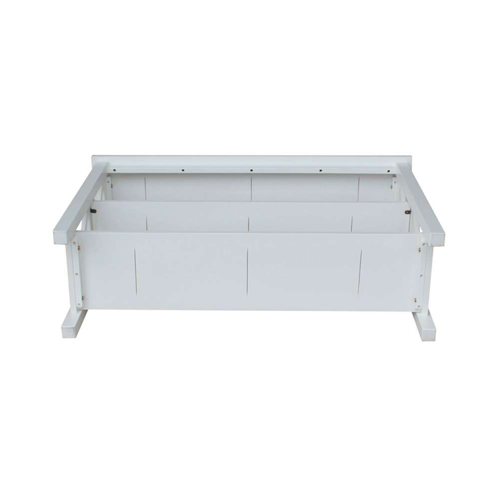International Concepts - Hampton Console Table in White Finish - OT08-70S veiw 8