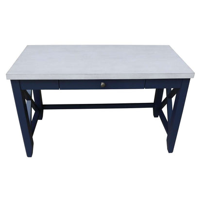 International Concepts - Hampton Desk in Blue/Chalk Finish - OF62-67X veiw 10